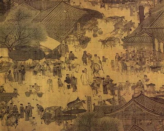 送你去看清明上河图 放大后个个都是戏精没错了!