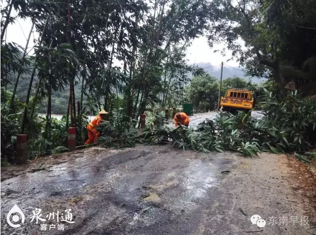 台风尼伯特即将登陆泉州 莆田等地已成汪洋