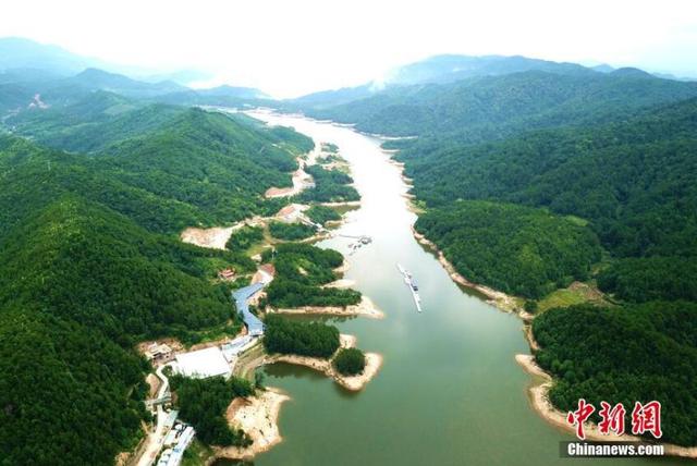 鸟瞰福建尤溪美丽山水