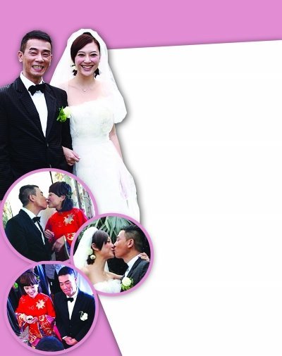 从年头结婚到年尾 陈小春应采儿大婚连吻9次