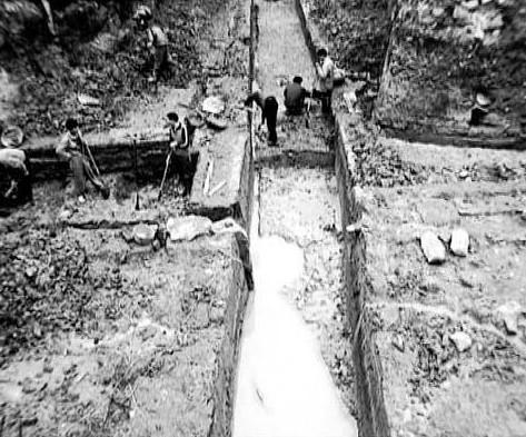 福州社区暗藏千年足球场?