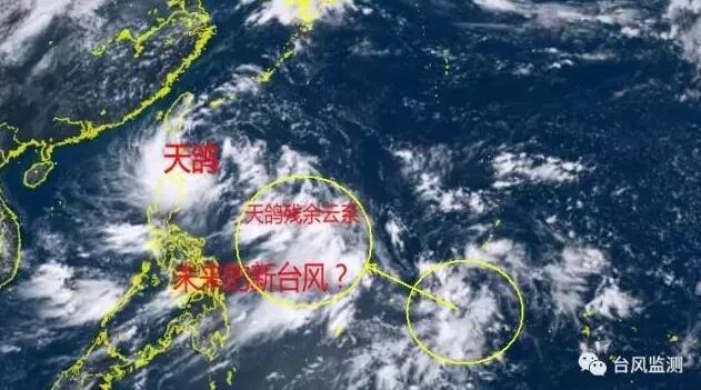 台风天鸽将给福建带来暴雨还有新台风或生成