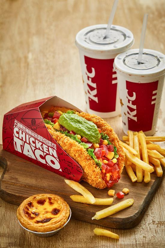 炸鸡疯狂凹造型 肯德基超级塔可抢C位