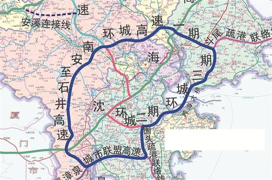 泉厦漳城市联盟路泉州段开建 2018年完工投用