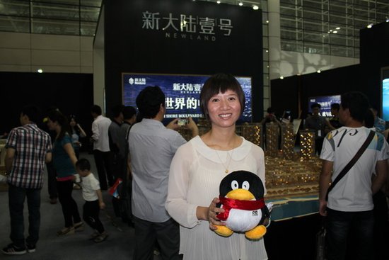 住交会现场采访:新大陆壹号营销经理林佳茹