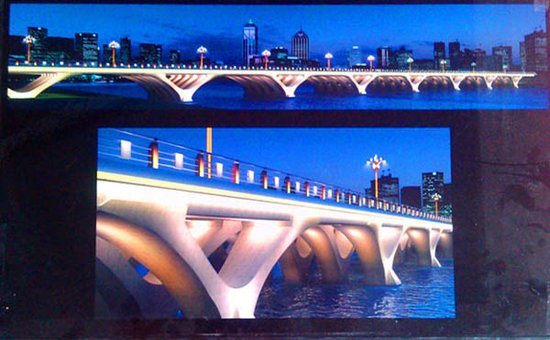 剧透新华桥亮化方案:亮化设计与其他桥梁不同 外观绚丽多彩
