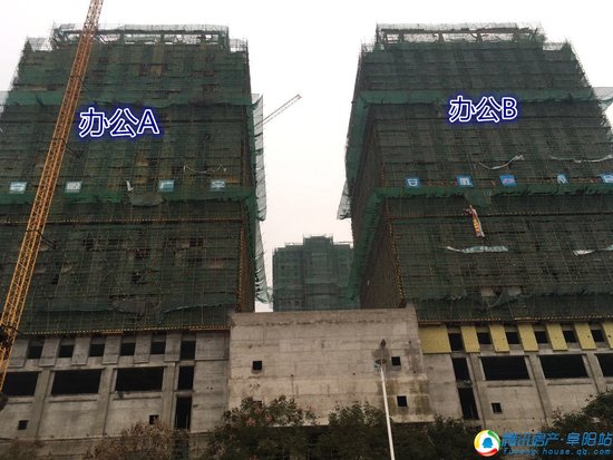 阜阳商厦国际11月工程进度:主体结构完工 封顶