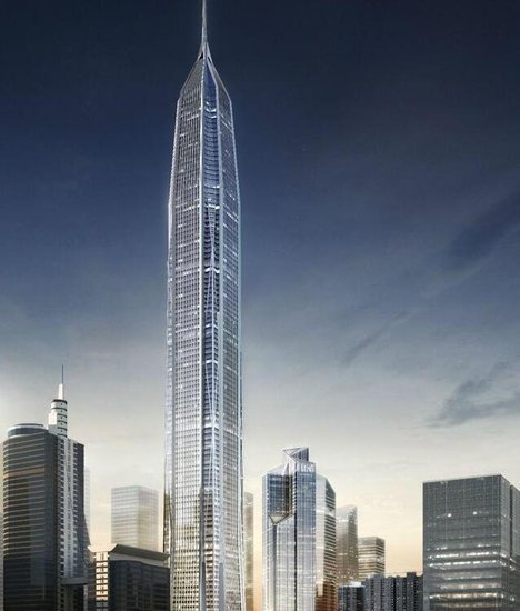 最新中国大陆高楼前五名 只有更高 没有最高_