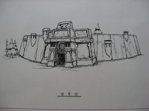 [休闲]玩家手绘设计铁炉堡风格的幼稚园