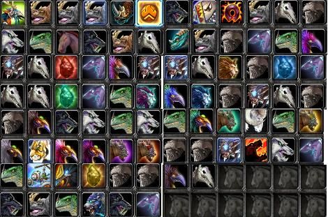 [杂谈]国服玩家收集86个坐骑 凤凰 DK马 KLZ马