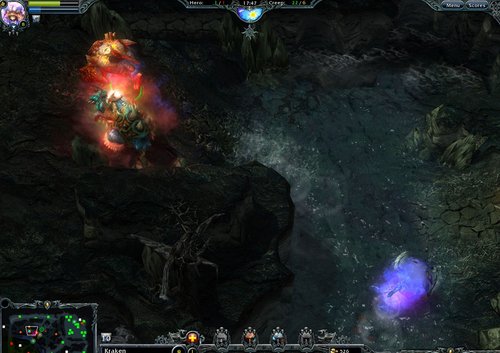 DOTA类新游《纽沃斯英雄》内测截图赏