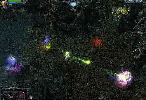 DOTA类新游《纽沃斯英雄》内测截图赏