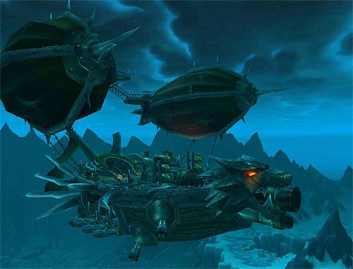 3.3:寒冰堡垒外围空中大战 飞艇战斗测试