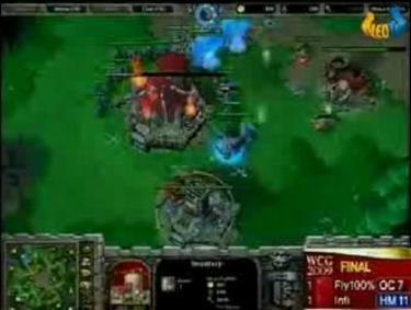 WCG2009 中国选手infi获得魔兽争霸冠军!|游戏