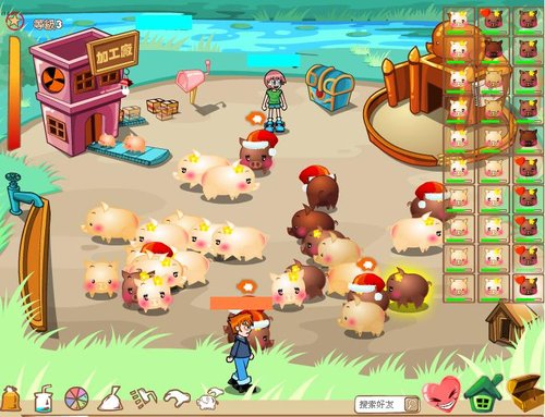 开心农场台服代理新游戏 不偷菜只养猪_游戏_腾讯网