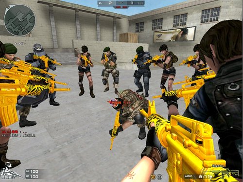 身为近战武器手枪族的黄金沙鹰同样具有黄金家