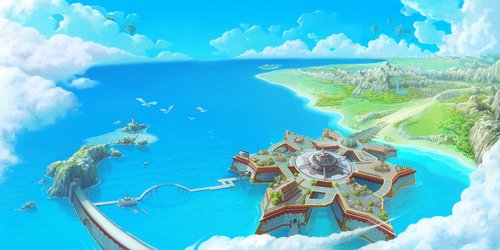 阿凡达式梦境 英雄岛3D精美场景画