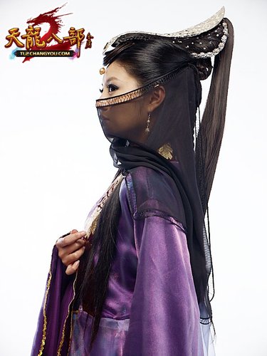 天龙八部2公布代言照 <em>蒙面女</em>身份成谜_<em>游戏</em>_腾