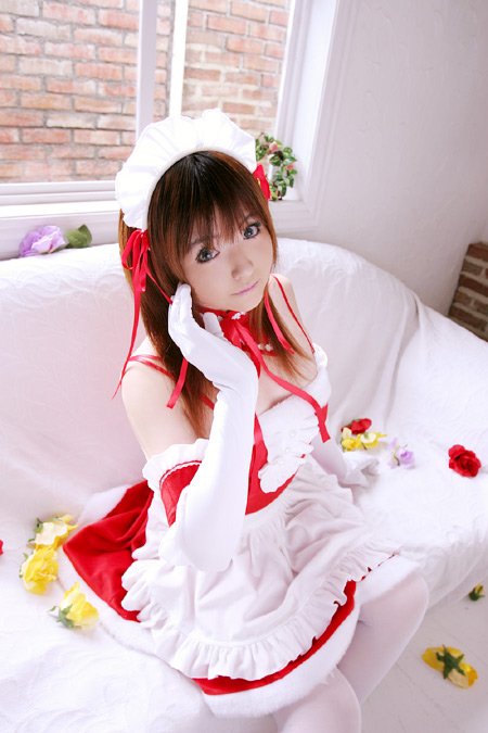 <em>色女仆</em>装cosplay