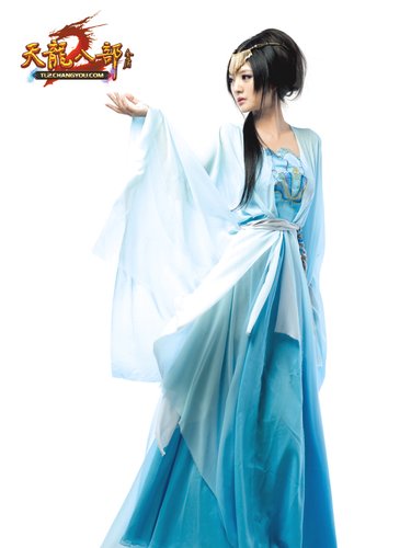 当红女星安以轩正式代言《天龙八部2》