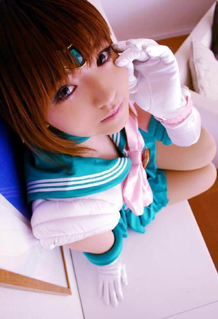 经典少女动画《美少女战士》木野真琴cos