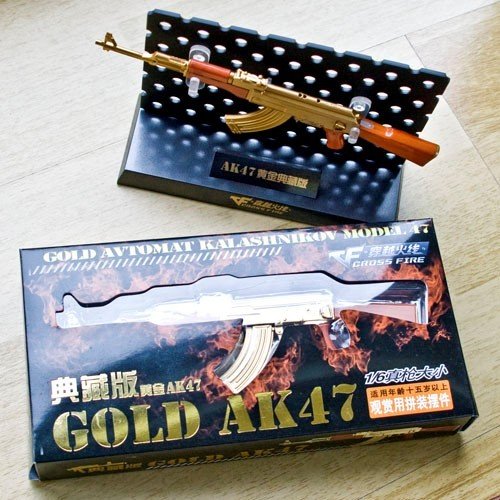 穿越火线枪模收藏版 黄金AK47面市
