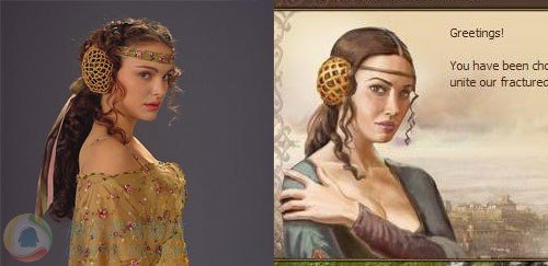 网络创世纪页游版游戏角色酷似星战女王