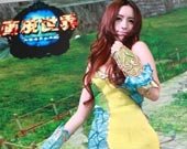 三次元女神合体 网博会麒麟展台SG性感亮相