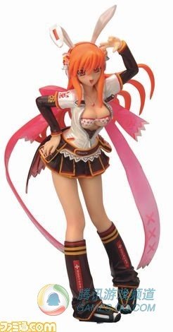 《狂热节拍IIDX》<em>可爱少女</em>兔女郎手办_<em>游戏</em>_腾