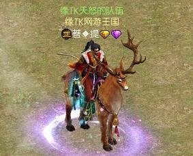 倚天屠龙记OL神兽坐骑截图 貌似神鹿