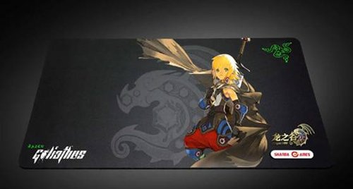 玩家珍藏 龙之谷雷蛇限量版鼠标垫谍照_龙之谷