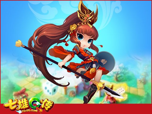 秦皇西施上阵 七雄Q传趣味原画曝光