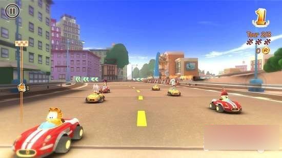 马里奥类赛车游戏《加菲猫卡丁车》今日发布