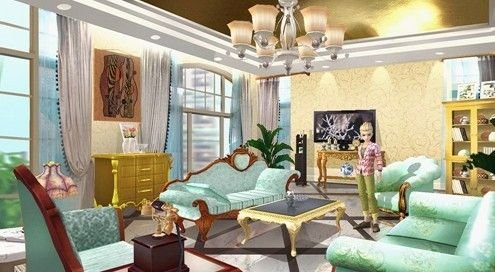 玩家豪宅炫富晒别墅6000万还原游戏别墅土豪庄北京丛林图片