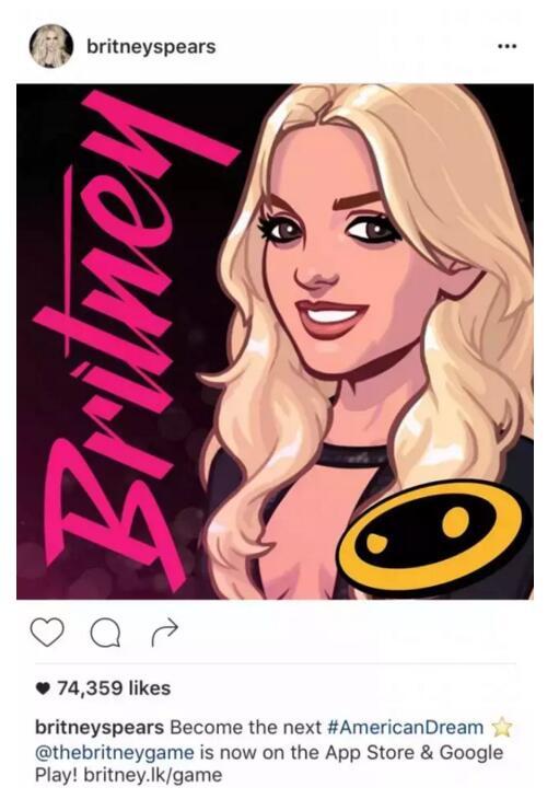 Glu 的最新游戏《Kendall & Kylie》和《Britney Spears: American Dream》，借助明星的热情粉丝实现了玩家数量的有机增长。