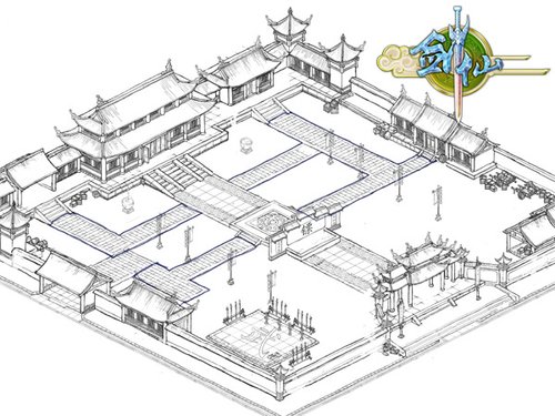 小小一个镖局,是如何从线稿变为实景的?