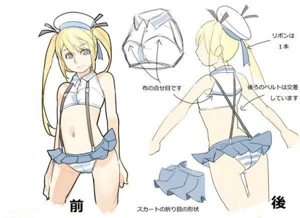 情趣内衣既视感 日本玩家大胆设计奶排3泳装