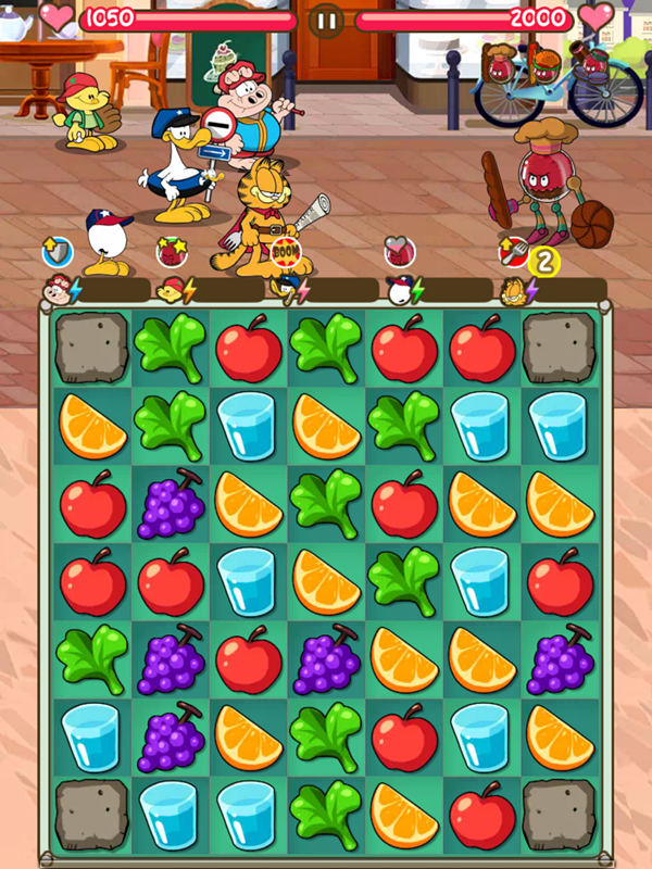 《加菲猫总动员3之减肥大作战》评测：趣味三消 