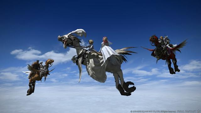 《最终幻想14》3.1补丁迎来飞行坐骑
