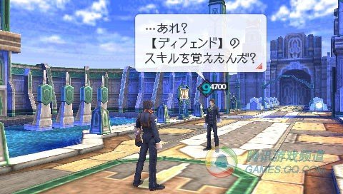 PSP《最后的战士》技能装备系统画面