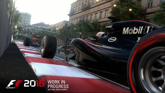 育碧《F1 2016》今夏季在PS4与Xbox One推出