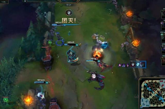 LPL春季赛22日第二场第2局:致命狙击烬 NB扳