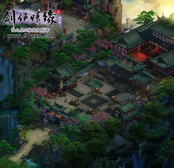 剑侠情缘2网页版原画揭秘 水墨真武侠