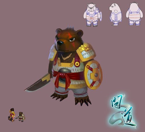 《问道》新神兽方相 原画更威武