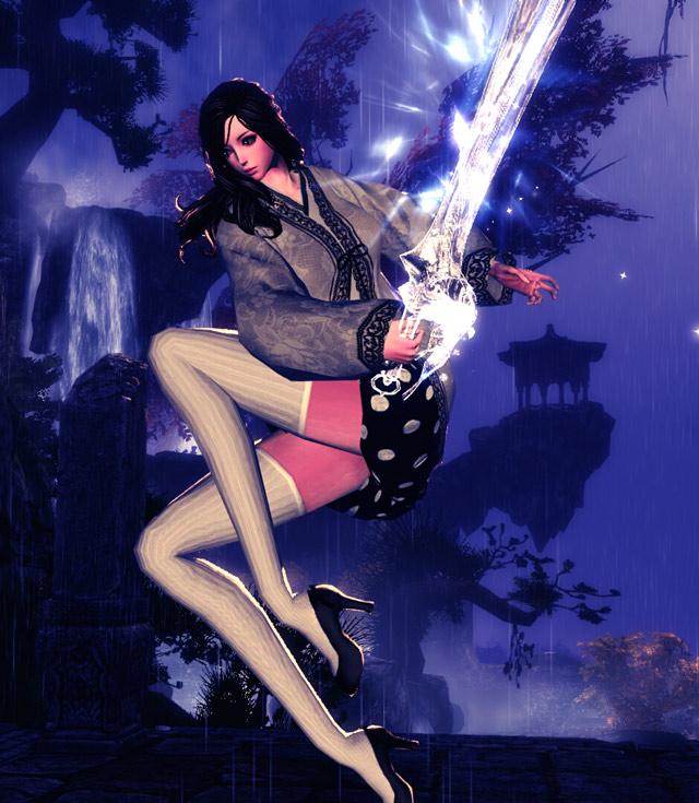 《剑灵》玩家自制角色MOD 美队乱入