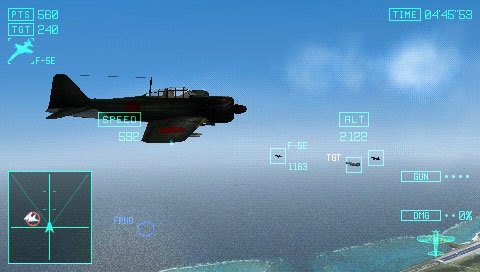 PSP《皇牌空战X2 联合攻击》最新截图