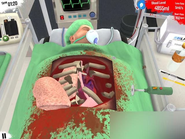 贱玩游戏《外科医生》 根本停不下来的杀人手术