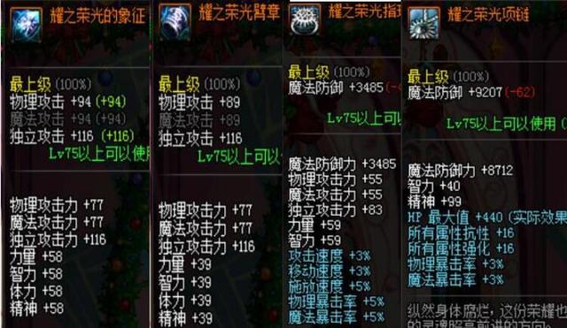 假猪套就是渣！DNF史上最强的10大套装