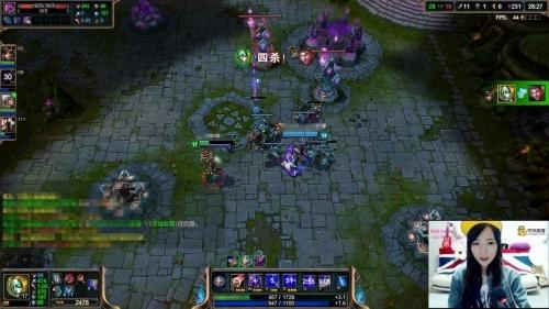 冷妹妹世雅入驻龙珠 被赞LOL韩服最萌女主播