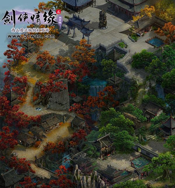 剑侠情缘2网页版原画揭秘 水墨真武侠